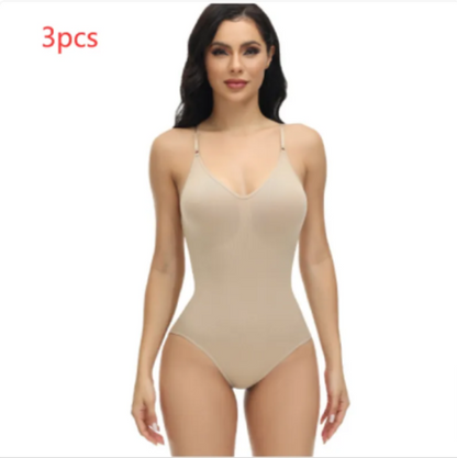 High-Waist Tummy Control Shaping Briefs — Invisible Hip Sculpting Underwear