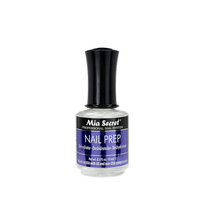 Mia Secret Professional Acid-Free Natural Nail Prep Dehydrator (15Ml) - Cosmetic Single Item, Nail Art Essential for Stronger Bonding with Gel, Acrylic & Powder Applications