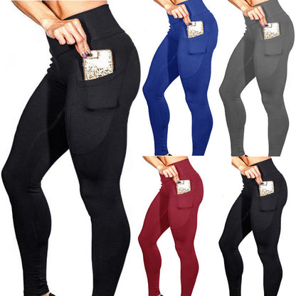 Pocket Yoga Pants — High-Waist Butt-Lift Leggings with Side Pockets