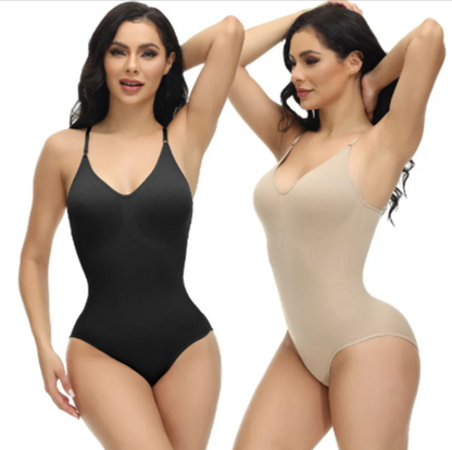 High-Waist Tummy Control Shaping Briefs — Invisible Hip Sculpting Underwear