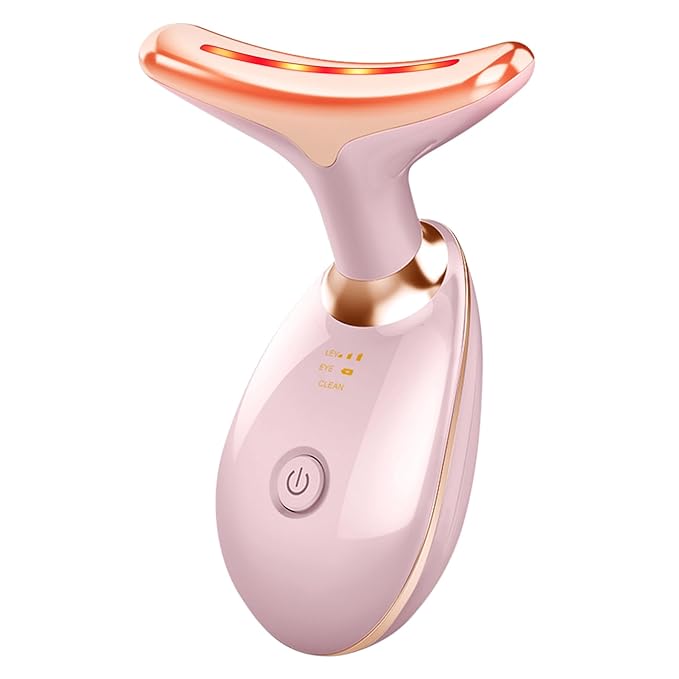 LumiGlow LED Facial Massager — 7-Color Light Therapy &amp; Microcurrent