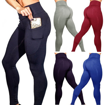 Pocket Yoga Pants — High-Waist Butt-Lift Leggings with Side Pockets