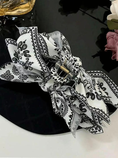 Women'S Hair Clips, Flower Hair Clip, Extra-Large Claw Clips, Hair Claws for Thick Hair, Cute Bow-Shaped Non-Slip Hair Accessories, Stylish Gift for Women and Girls