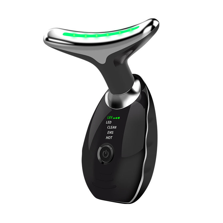 LumiGlow LED Facial Massager — 7-Color Light Therapy &amp; Microcurrent