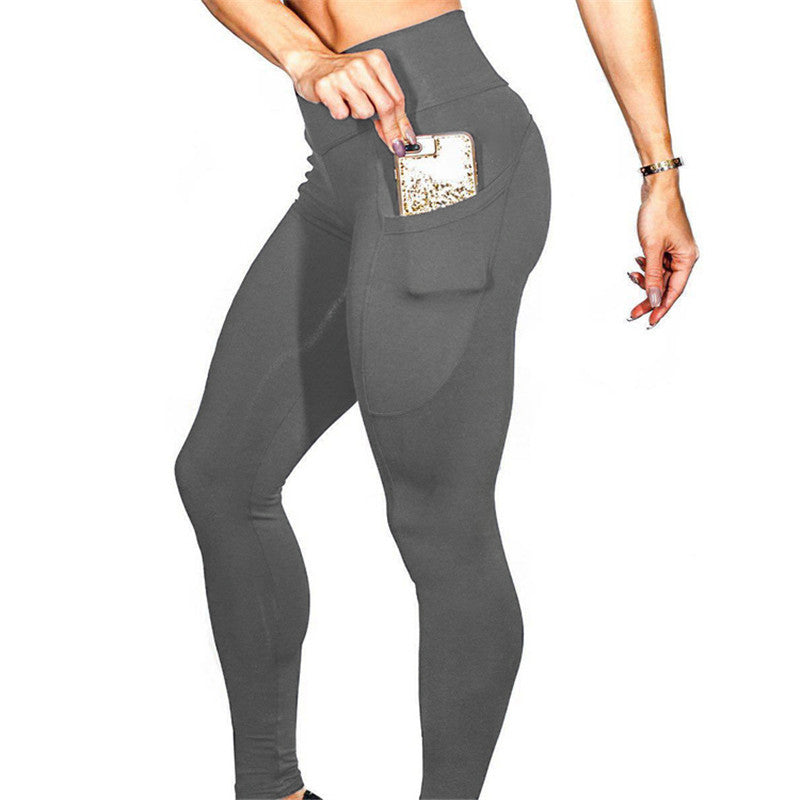 Pocket Yoga Pants — High-Waist Butt-Lift Leggings with Side Pockets