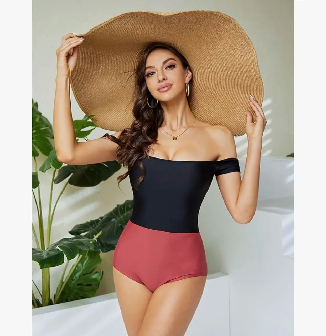 Oversized Large Wide Brim Floppy Beach Straw Hat