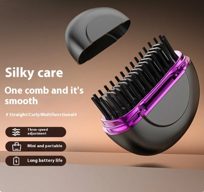 FlexStyle Cordless Mini Hair Straightener &amp; Curler — Travel-Ready