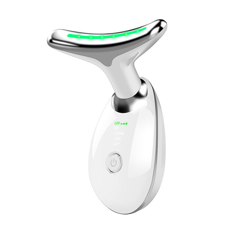 LumiGlow LED Facial Massager — 7-Color Light Therapy &amp; Microcurrent