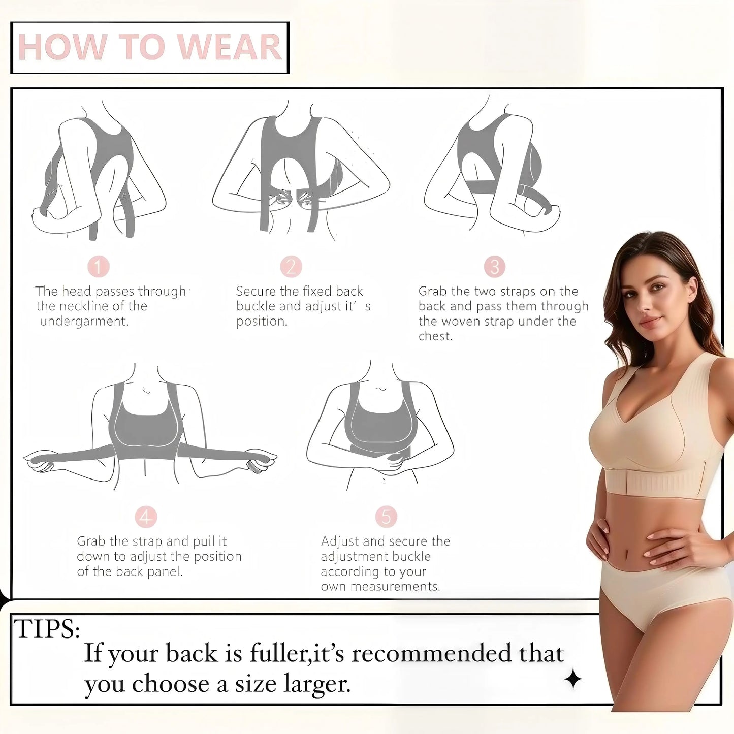 【Summervibes】Wireless Front Closure Support Bra for Women, Full Coverage Everyday Comfort Bra Outdoorfun